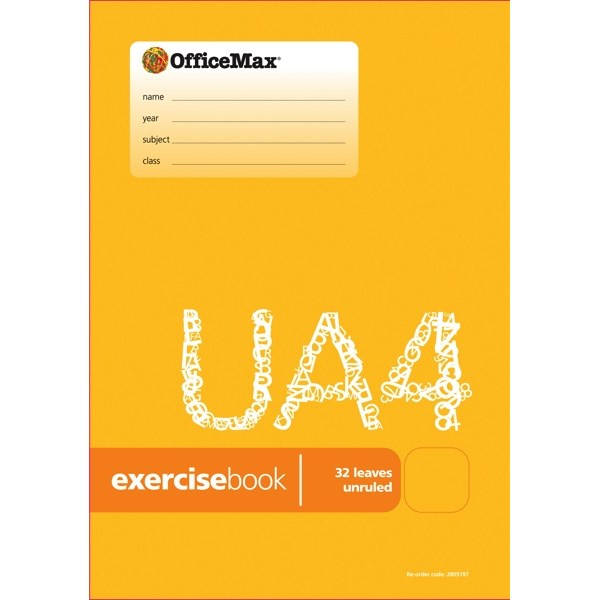 Unruled Exercise Books